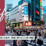 東京に憧れて上京した私が、田舎に帰りたいと思う理由
