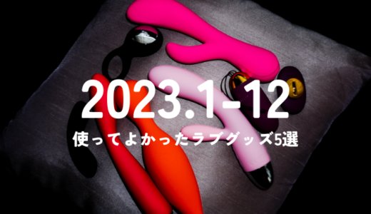 【2023年】使ってよかったラブグッズ5選